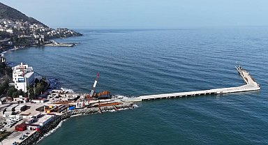 Ordu'da Altınordu Atatürk Rıhtımı 140 metre uzatılıyor