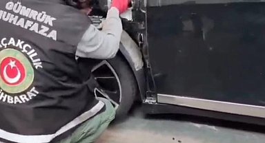 Otomobilin ön tamponunda 11 kilogram eroin ele geçirildi