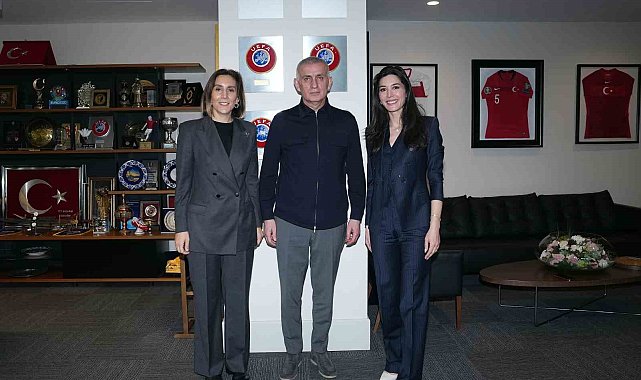 Öztopaloğlu ve Atasoy'dan TFF Başkanı Hacıosmanoğlu'na ziyaret