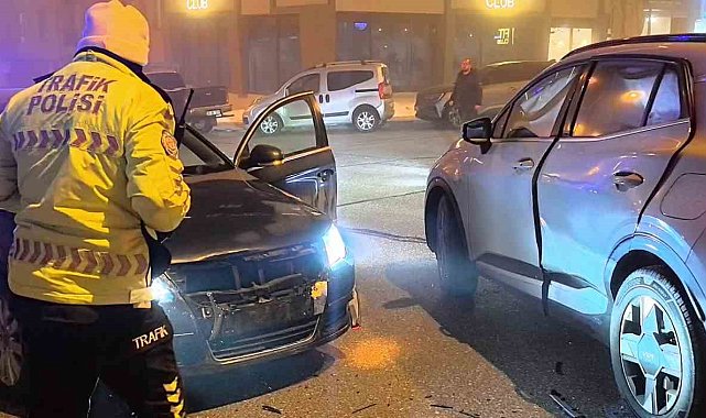 Palandöken'de trafik kazası: 1 yaralı