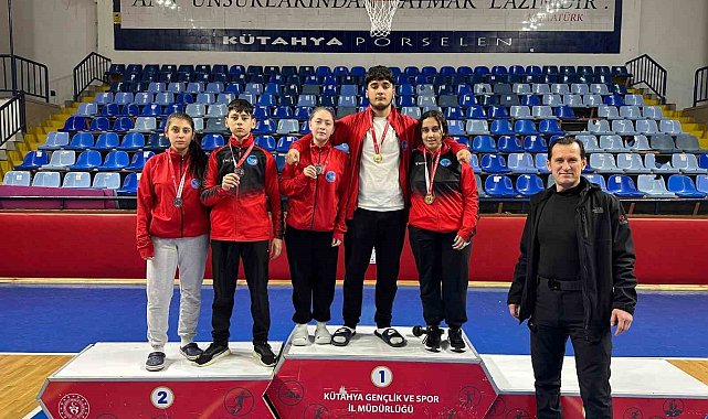 Pazarlar Spor Lisesi'nden, taekwondo il müsabakalarına damga