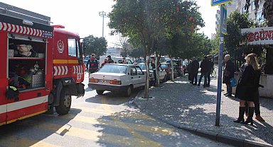 "Araçtan duman çıkıyor" ihbarı ekipleri harekete geçirdi