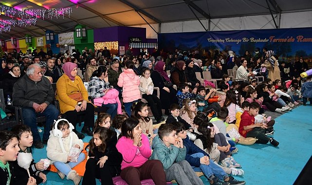 Ramazan coşkusu Terme'de sahneye taşındı