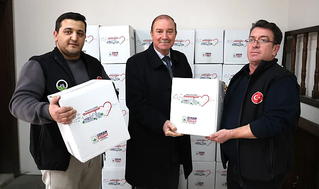 Ramazan öncesi Osmangazi'de erzak yardımları başladı
