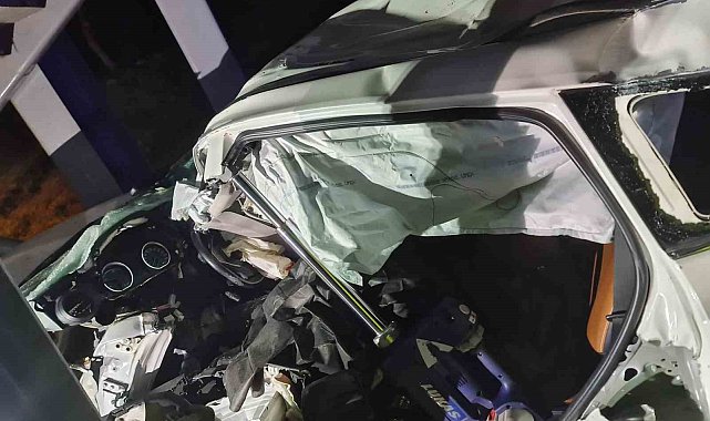 Rize'de feci kaza: 1 ölü, 1 ağır yaralı