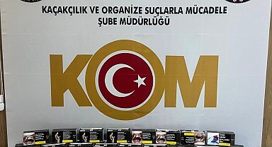 Samsun'da 11 bin 200 adet makaron ele geçirildi