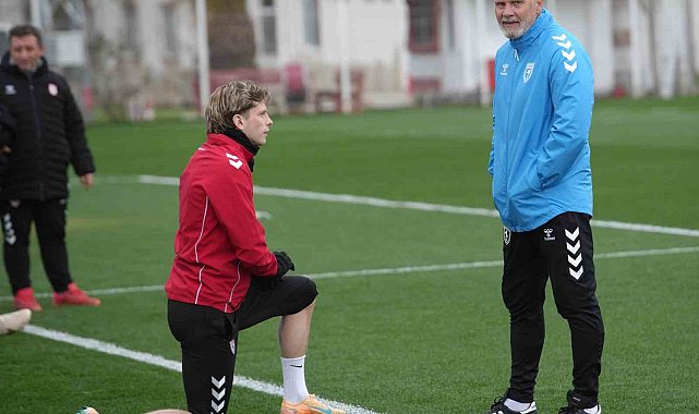 Samsunspor, Shkendija maçı hazırlıklarını tamamladı
