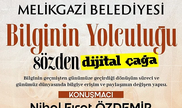 Sanat Melikgazi'de atölye ve konferans aynı anda