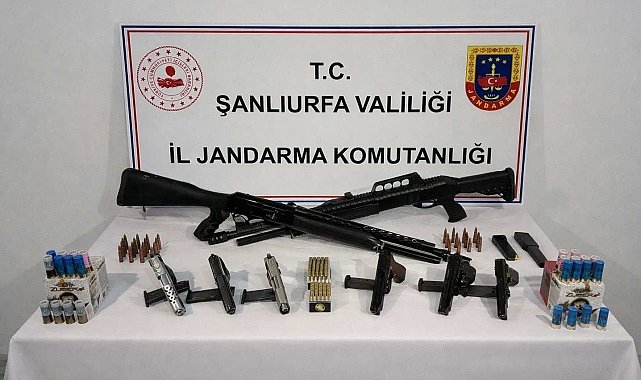 Şanlıurfa'da silah kaçakçılığı operasyonu: 7 gözaltı