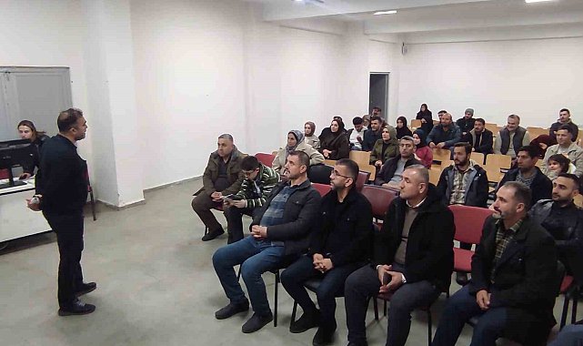 Sason'da arıcılığı geliştirme projesi kapsamında 70 adaya eğitim verildi