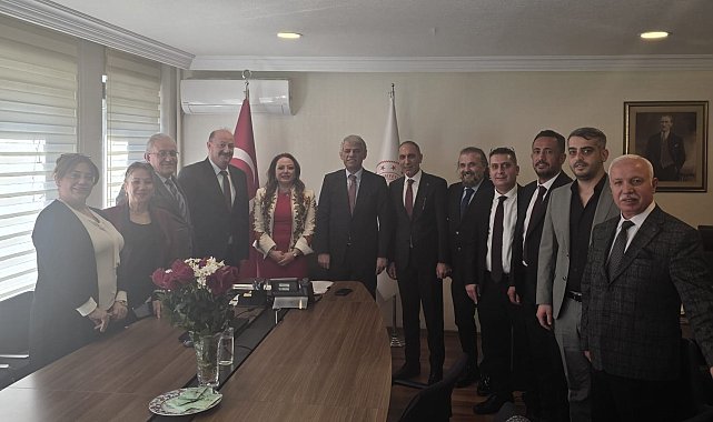 SATKOF ve USTKON heyetinden Kültür ve Turizm Bakan Yardımcısı Alpaslan'a ziyaret