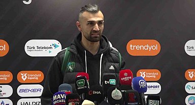 Serdar Dursun: "Normalde kazanmamız gereken maçı 1 puanla devam ettik"