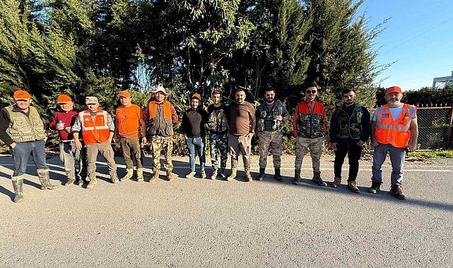 Serik'te tarım arazilerini domuzlardan korumak için sürek avları devam ediyor