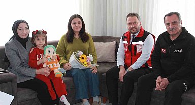 Siirt'te depremzede ailelere ziyaret