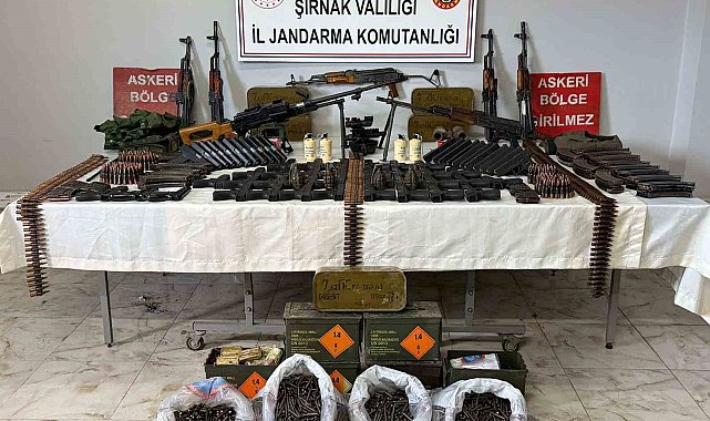 Silopi'de cephanelik ele geçirildi: 6 tutuklama