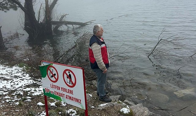 Simav Gölcük Yaylası Göleti'nde su ürünleri denetimi