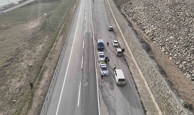 Simav'da drone destekli trafik denetimi gerçekleştirildi