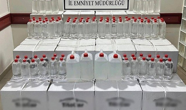 Sinop'ta 1080 litre etil alkol ele geçirildi: 1 gözaltı
