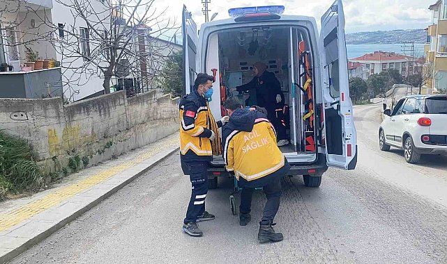 Sinop'ta motosiklet kazası: 1 yaralı
