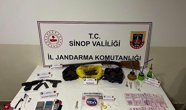 Sinop'ta uyuşturucu operasyonu: 2 tutuklama