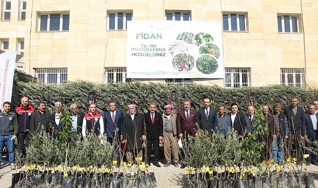 Şırnak'ta 25 bin 200 fidan toprakla buluştu: 810 dekar meyve bahçesi oluyor