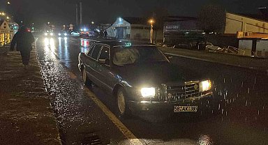 Sivas'ta otomobilin çarptığı yaya ağır yaralandı