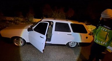 Standart dışı kullanılan araç trafikten men edildi