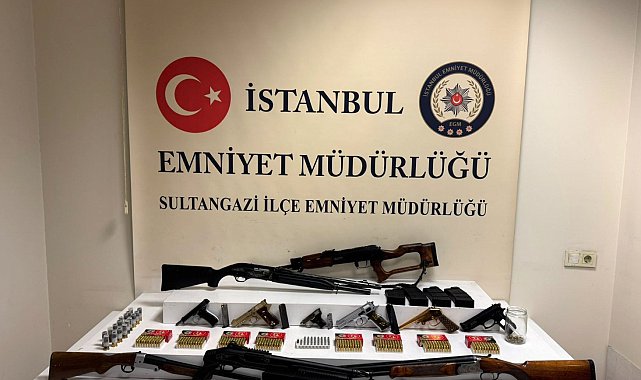 Sultangazi'de kaçak silah ticareti operasyonu: 3 gözaltı