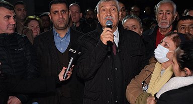 Tahliyesi ardından Adana'ya gelen Zeydan Karalar, deprem şehitlerini andı