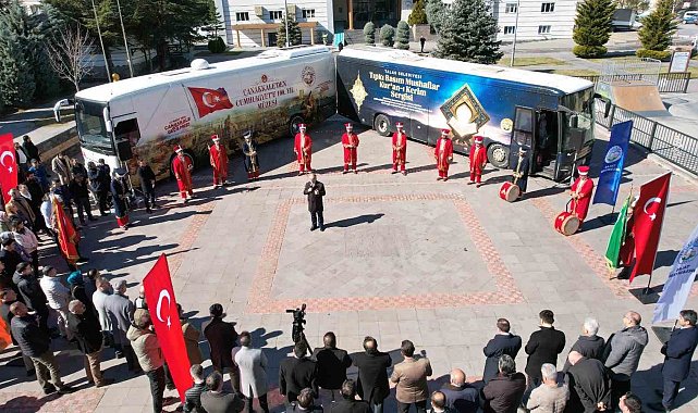 Talas'ta müze otobüsler yola çıktı