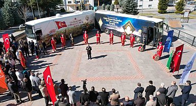 Talas'ta müze otobüsler yola çıktı