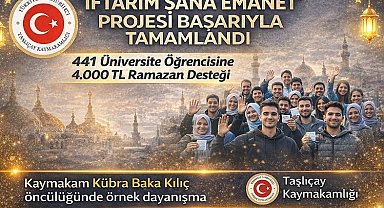 Taşlıçay'da 'İftarım Sana Emanet' başarıyla tamamlandı