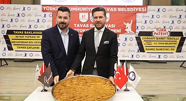 Tavas'ın tescilli baklavası dünya pazarına açılıyor