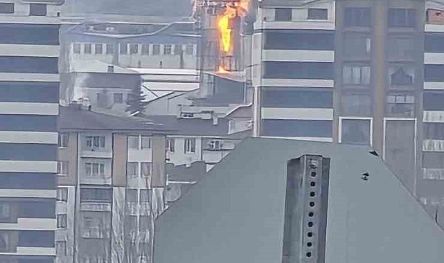 Tokat kereste fabrikasının silosunda yangın