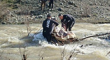Tokat'ta kaybolan kadın dere yatağında ölü bulundu