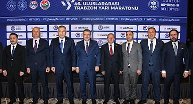 Trabzon'da 46. Uluslararası Yarı Maraton tanıtıldı