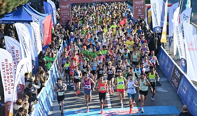 Trabzon'da coşkulu maraton