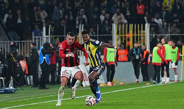 Trendyol Süper Lig: Fenerbahçe: 3 - Gençlerbirliği: 1