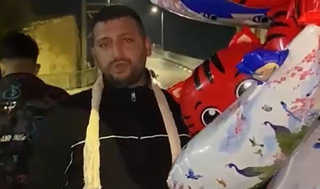 Turgutlu'da baloncudan çocuklara Ramazan sürprizi