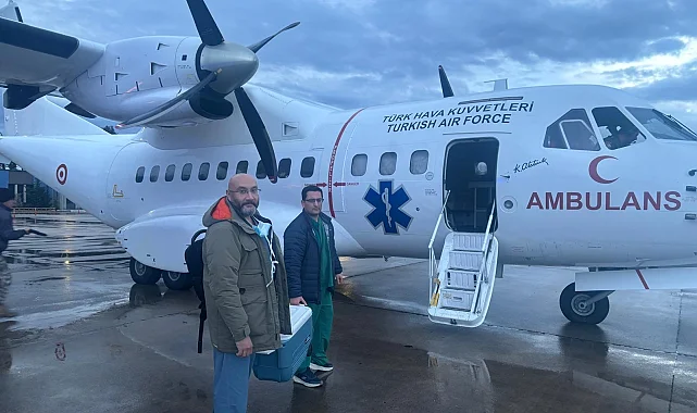 Türk Hava Kuvvetleri'nden hayat kurtaran uçuş