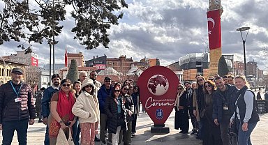 Uluslararası turizm acenteleri Çorum'u keşfediyor