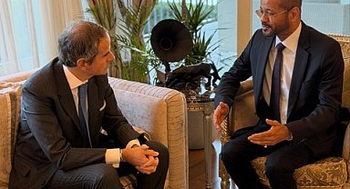 Umman Dışişleri Bakanı Al-Busaidi, UAEA Başkanı Grossi ile görüştü