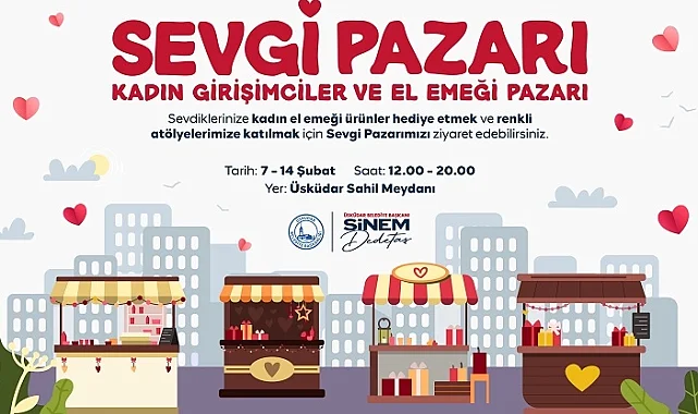Üsküdar'a Sevgi Pazarı kuruluyor