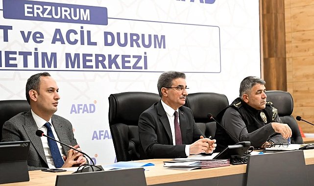 Vali Aydın Baruş başkanlığında, afet ve acil durum toplantısı yapıldı