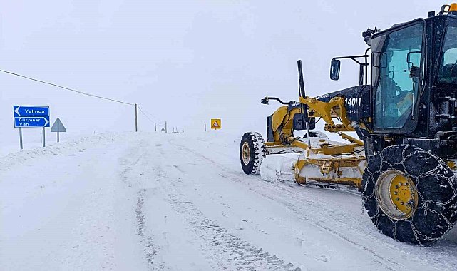 Van'da 141 yerleşim yerinin yolu kapandı
