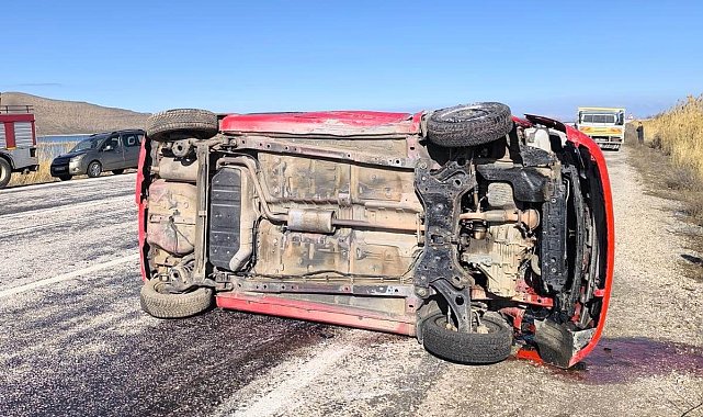 Van'da trafik kazası: 1 ölü, 2 yaralı