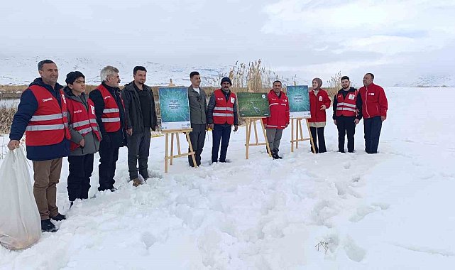 Van'da yaban hayvanları unutulmadı