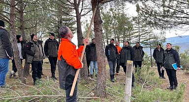 Vezirköprü'de işletme şefi adaylarına silvikültür eğitimi