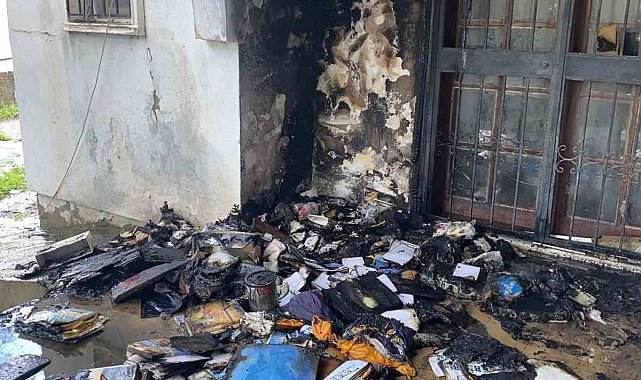 Yangında kundaklama şüphesi