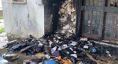 Yangında kundaklama şüphesi